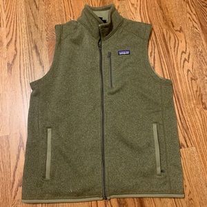 Patagonia Green Fleece Sweater Vest
